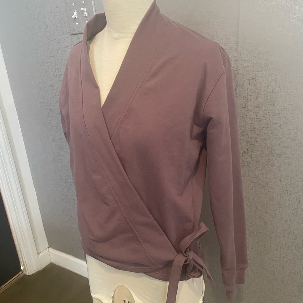 EUC Athleta Retroterry Wrap XXS in dusty rose - Picture 3 of 6
